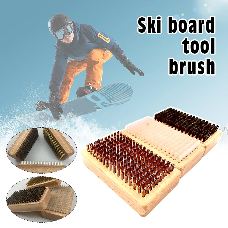 

Ski Wax Snowboard Accessories Tool Alpine Skis Ski Wax Brush Ski Brushes Snowboarding Ski Waxing Brush Kit Snowboards Brush Soft