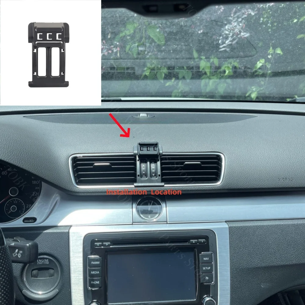 For Volkswagen VW Passat CC Arteon 2015-2018 Car Phone Holder Special Fixed Bracket Base 15W Wireless Charging Cars Accessories