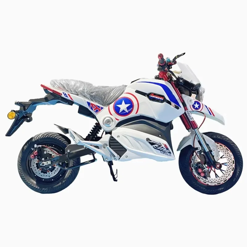 Zuimi High-end 5 Star Reviews New Adult Electric Racing Motorcycle 2000W Fastest Ebike With 72v Lithium Battery New 60v Scooter
