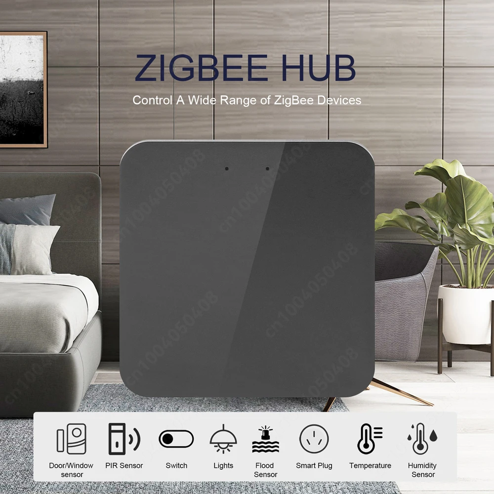 Tuya ZigBee 3.0 WiFi Bluetooth Multi-mode Smart Gateway Compatible With Mesh Hub Smart Life APP And Alexa Google Home