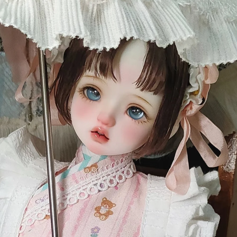 

New 1/4 BJD Doll Head Resin Material Girl Doll Head DIY Doll Accessories No Makeup Doll Head Toys Gifts