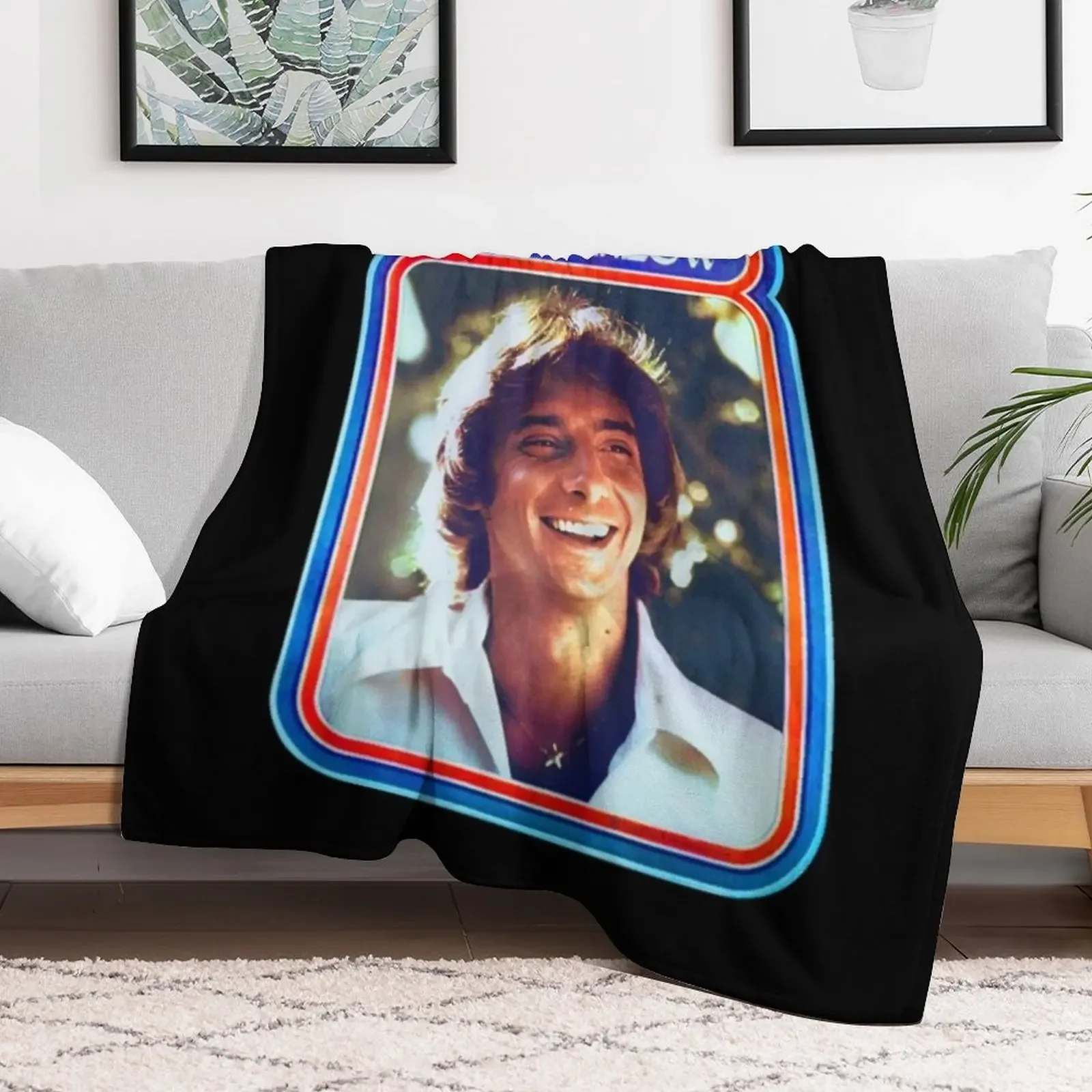 Barry Manilow Throw Blanket manga for babies Large Blankets