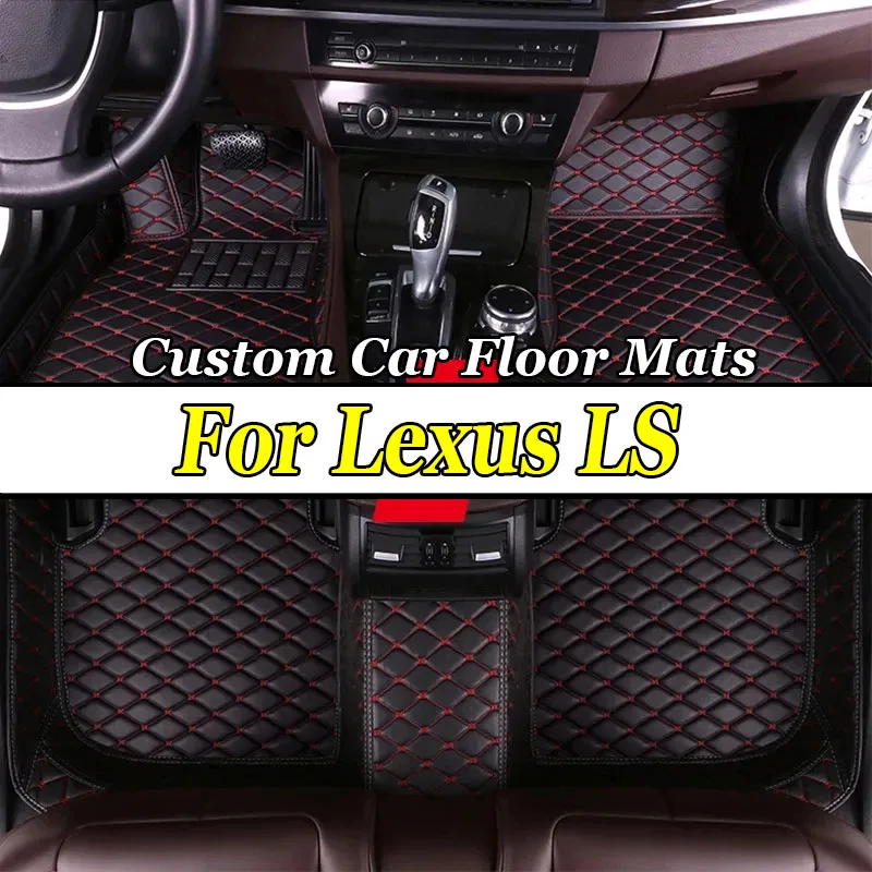 Custom Car Floor Mats For Lexus LS LS350 LS400 LS430 LS460 LS500 LS500h LS600h Auto Carpets Foot Coche Accessorie