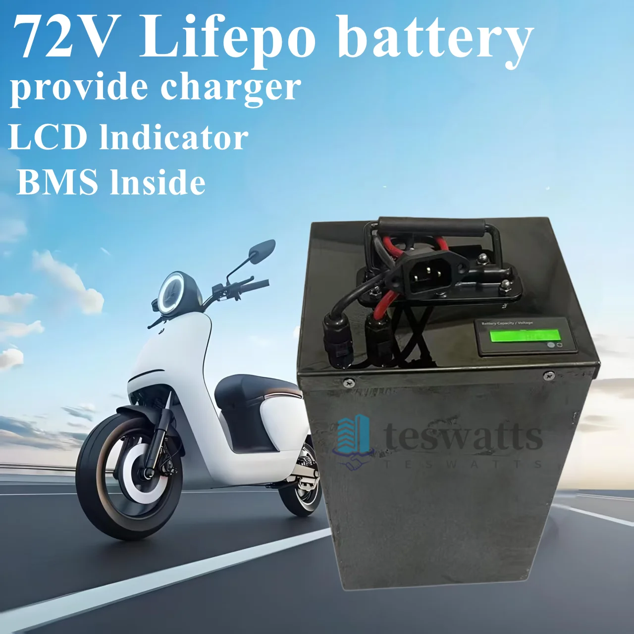 

72V 20ah 40ah 60ah 80ah 100ah 120ah 150ah 180ah lifepo4 lithium battery BMS for 500W 800W 1000W 1500W 2000W 3000W Vehicle