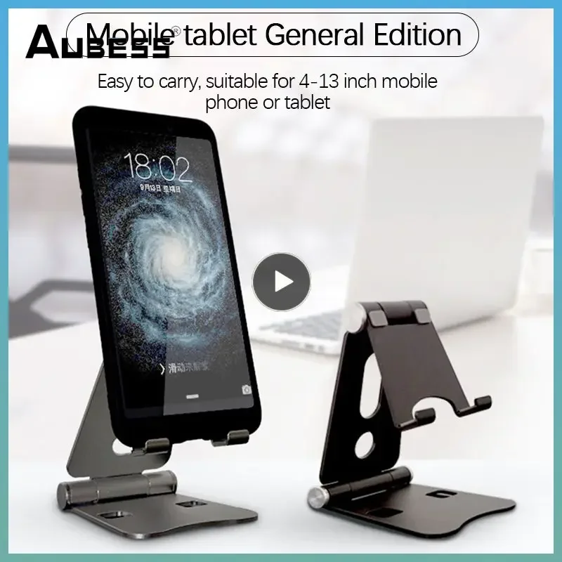 Mobile Phone Desktop LCD Monitor Bracket Portable Adjustable Stand For iPad Tablet Bedside Watching TV live Aluminum Alloy