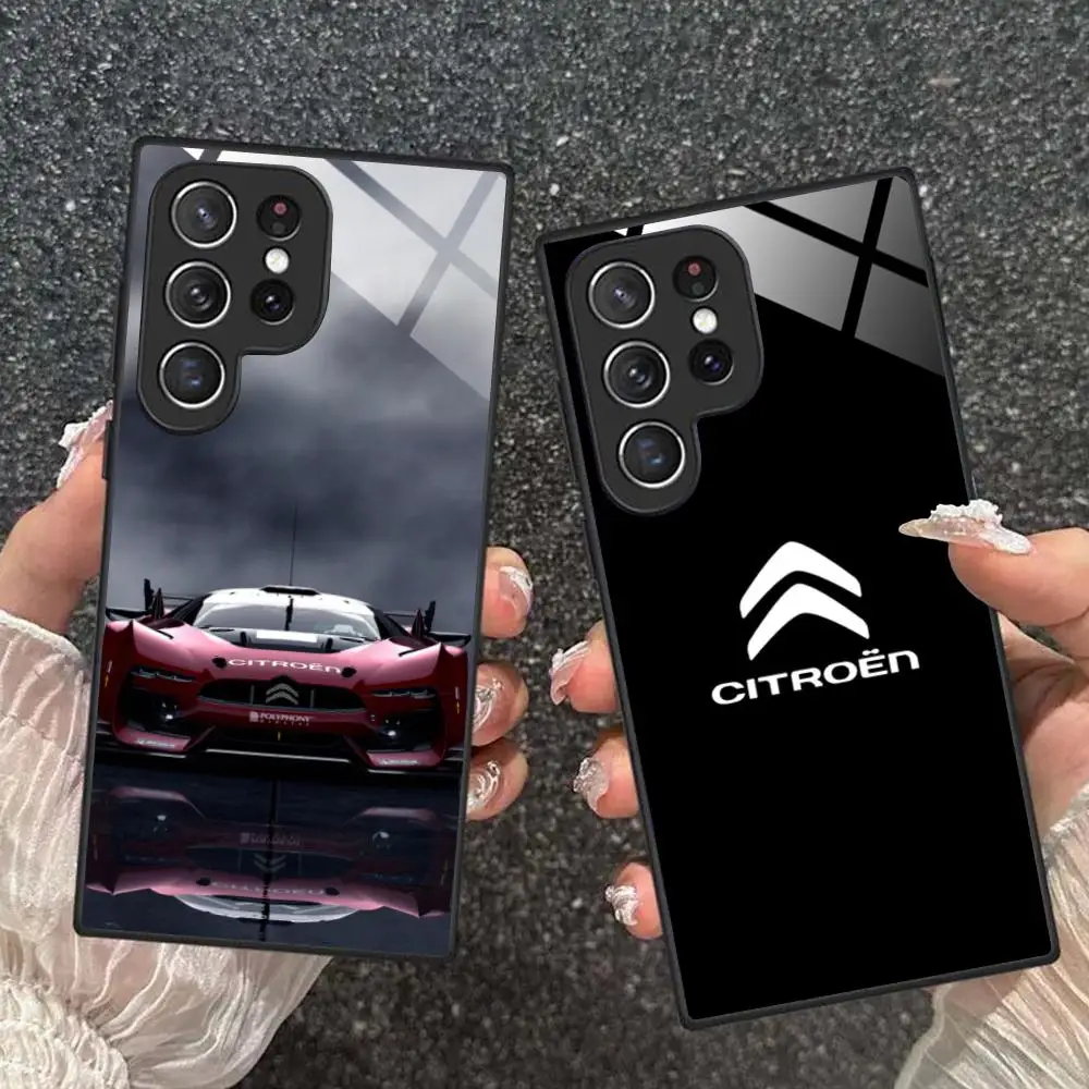 Fashion C-Citroen-s Phone Case for Samsung Galaxy A57 56 55 54 53 52 51 37 36 35 34 33 32 31 5G Glass Protective Cover