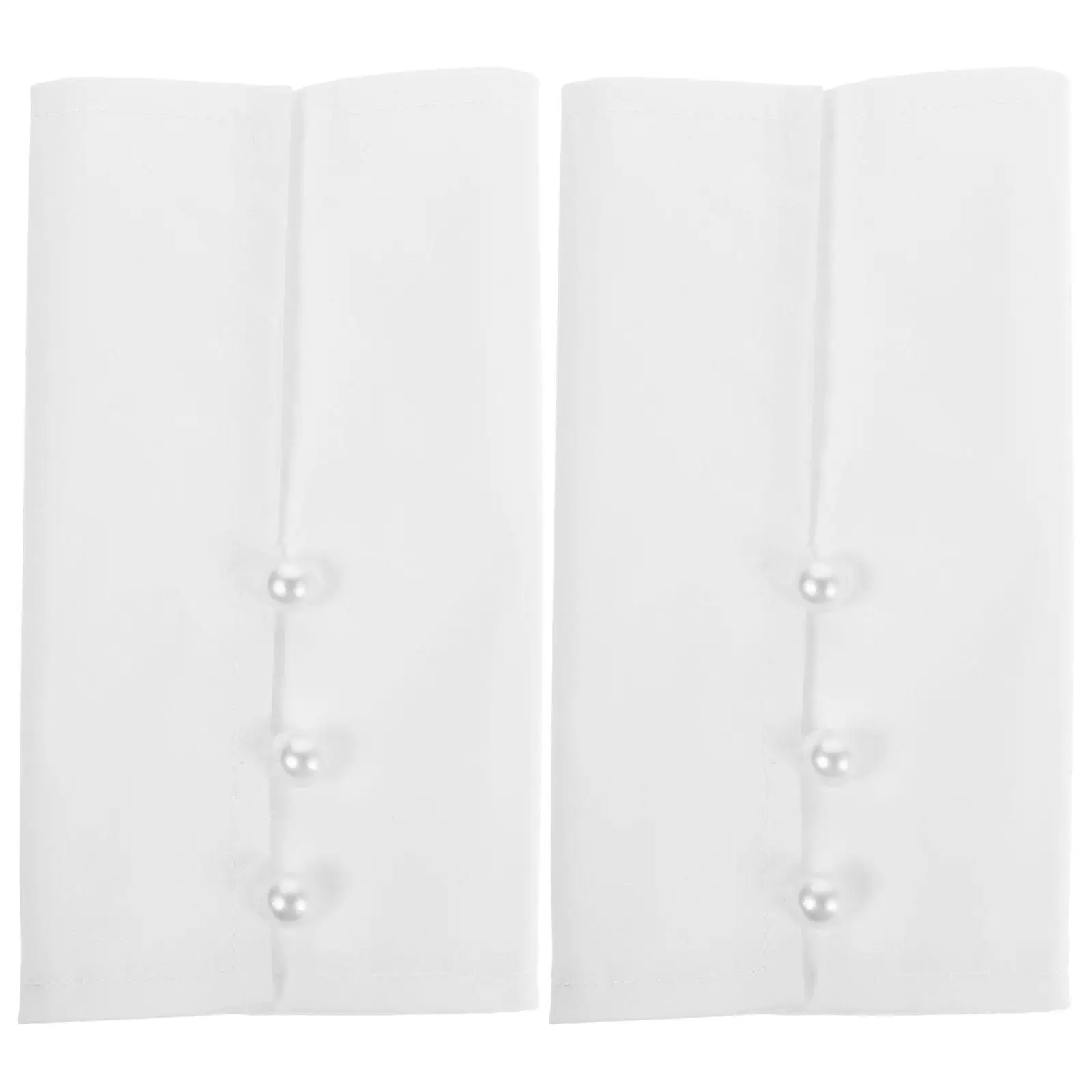 

Cotton Fake Cuffs Detachable Sleeve Ruffle Wrist False for Women Sleeves Ruffled