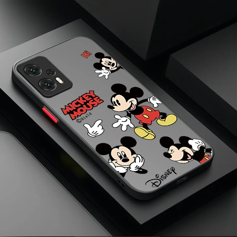 ديزني ميكي ميني ماوس جراب هاتف ل Xiaomi 14T 13T 12T 11T 10T 9T Pro Mi 14 13 12 10 11 Lite 5G NE غطاء ممتص للصدمات