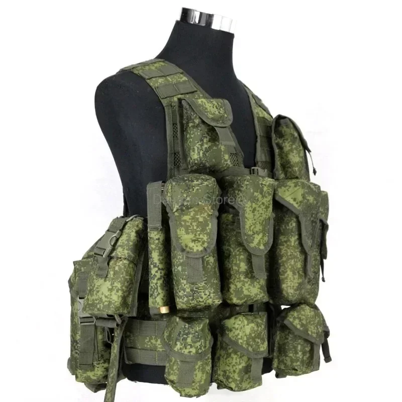 6sh117 Full Sets Tactical Vest EMR Little Green Man Combat Equipment ACU Camouflage MOLLE Vests  Outdoor Soldier Cosplay Uniform