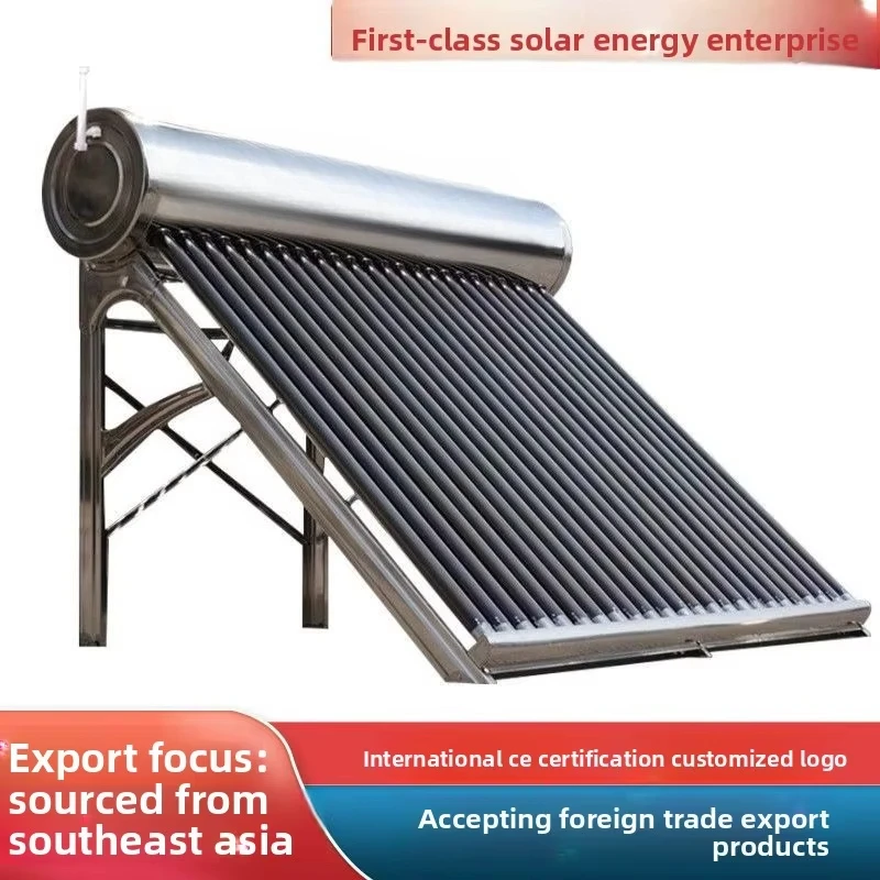 Cross-border China-made Solar Water Heater Exports South Africa High-efficiency Energy-saving Intelligent Control Glass Vacuum