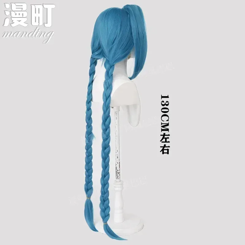 zz04zz12arcane-saison-2-perruque-avant-en-dentelle-jeu-femmes-frange-bleue-cheveux-courts-resistants-a-la-chaleur-jinx-avec-chapeau-cosplay-casquette-gratuite