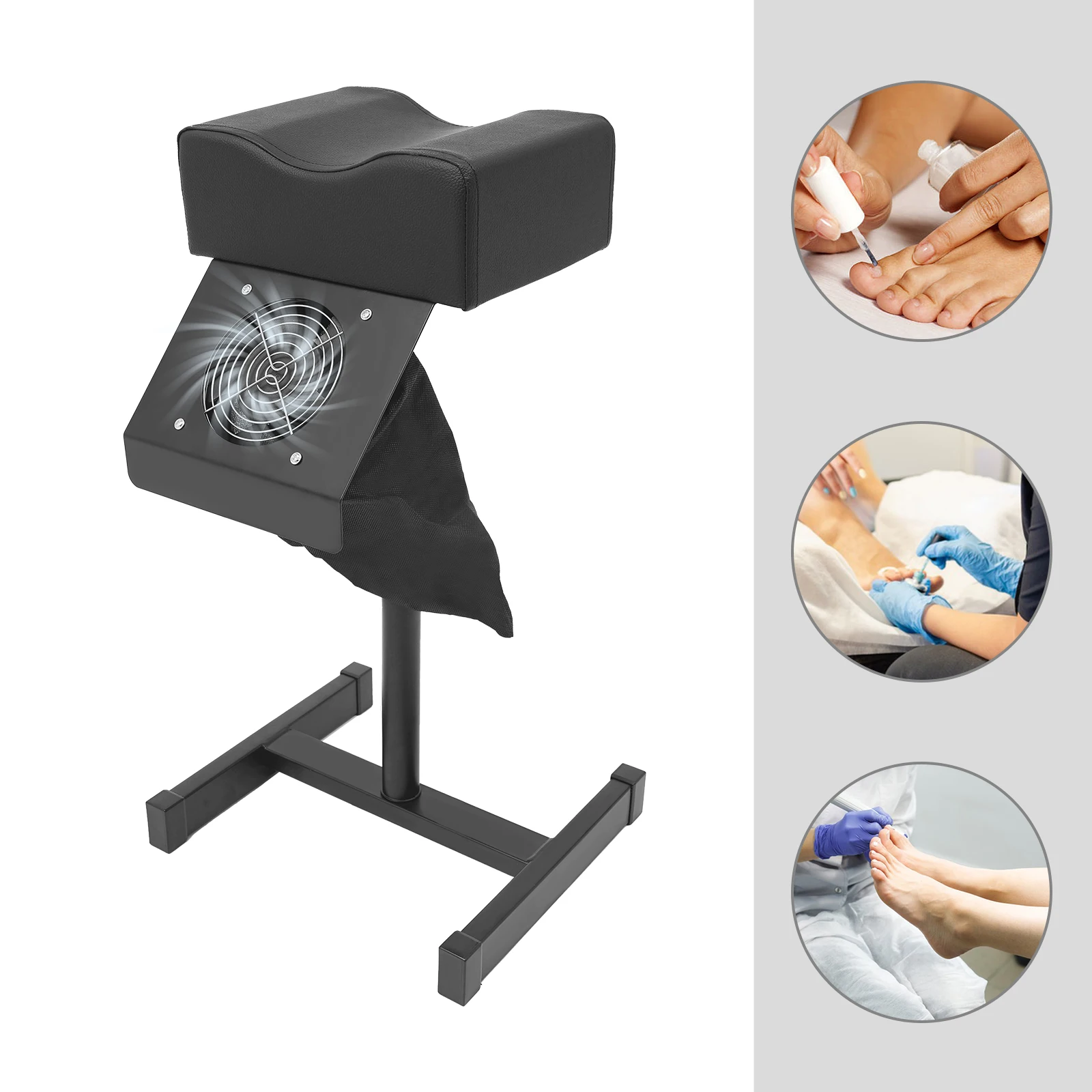 Sillón De Pedicura Con Aspiradora De 22 W, Sillón De Masaje, Sillón De Manicura De Uñas, Sillón De Masaje Ajustable, Reposapiés Negro — -47%, 46.14€ Coupon, from 49.99€ – 47% descuento – €49.99
