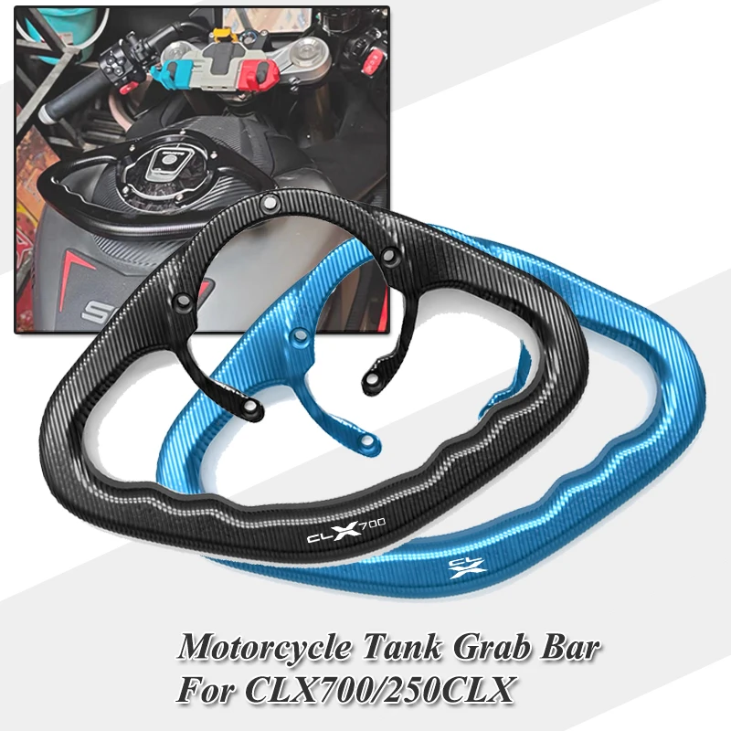 For CLX700 CLX700 Sport 700 CLX250 Motorcycle Passenger Handgrips Hand Grip Tank Grabs Hand Grip Grab Bar Tank Handle Armrest