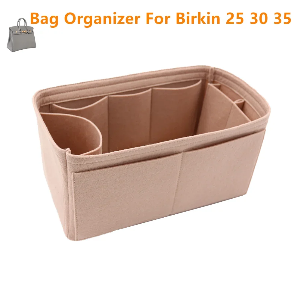 Fits For H Bir  kin Bag Organizer Insert luxury designer bag Organizer for bkin 25 35 Portable  base shaper for women handbag