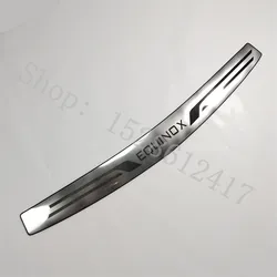 stainless Rear Bumper Protector Sill Trunk Rear guard Tread Plate cover Trim Sticker For Chevrolet Equinox 2017 2018 2019-2024