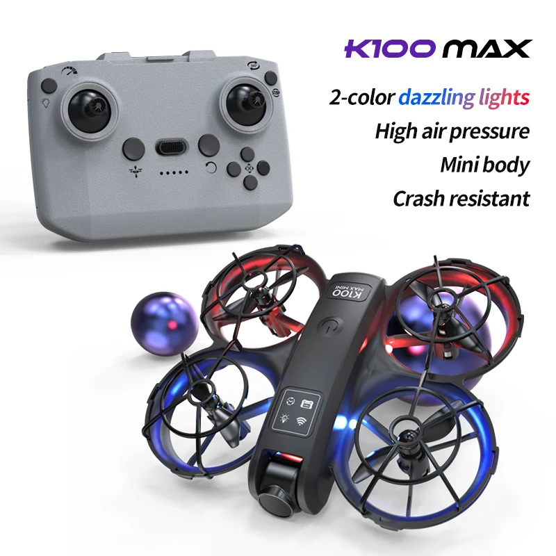 K100 Foldable Mini Drone, Trajectory Drawing Control, 3D Stunts, Portable Travel Toy Gift for Boys Girls