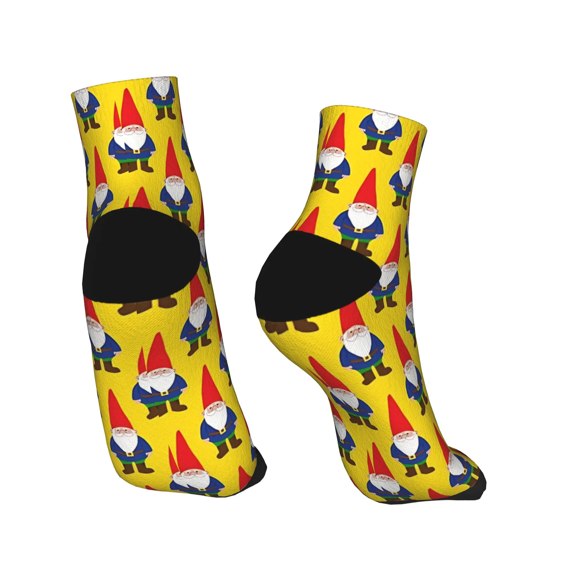 عيد الميلاد حديقة جنوم الجوارب جوارب مضحكة الخريف عدم الانزلاق الرجال الجوارب تنفس الرسم الدراجات الجوارب #4