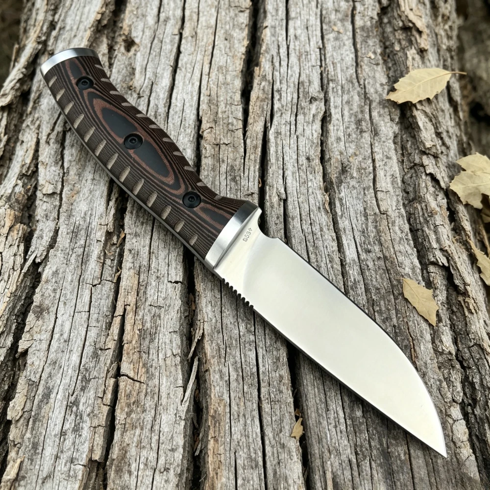 Outdoor Camping Essential Straight Knife 853 Fishing Durable Portable Knives with K Sheath Preferred Climbing Emergency EDC Tool