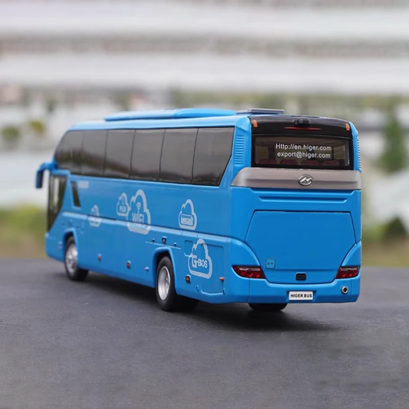 Diecast 1:42 Scale H92 Bus KLQ6125B Alloy Car Model Finished Product Simulation Toy Collection Gift Static Model Display