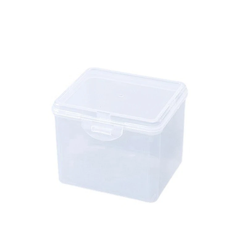 New Transparent Plastic Storage Box Photocards Small Card Storage Box Desk Organizer Box Classification Box Stationery