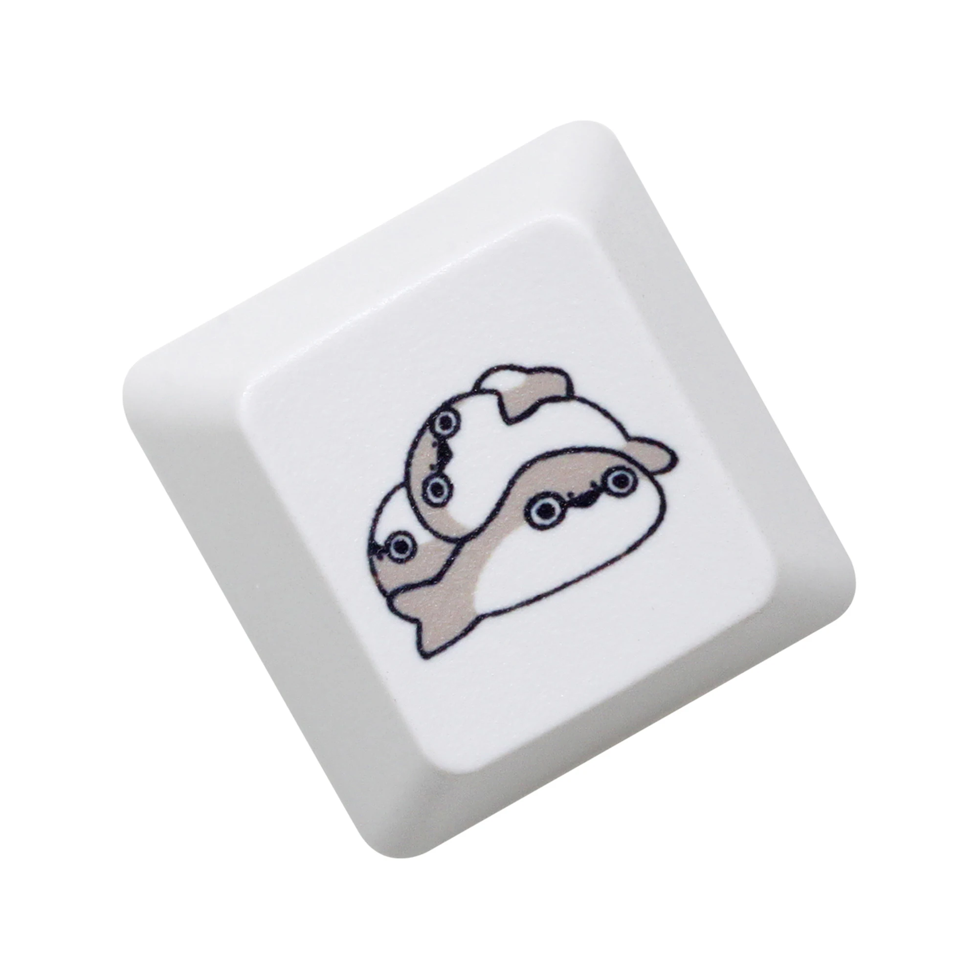 Cute Little Seal Keycap, Meme Keycap, Dye Subbed Keycaps, MX Stem Gaming Teclados Mecânicos, Engraçado