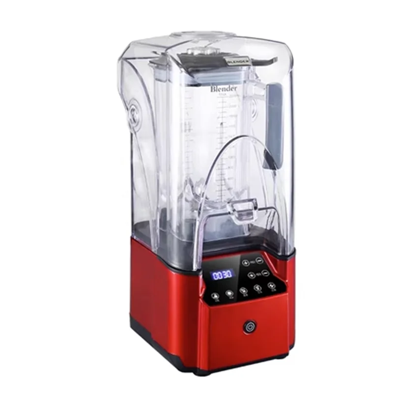 110V/220V Ice Smoothie Machine Commercial Food Mixer Fruit Smoothies Blender Silent Smoothe Maker Machine