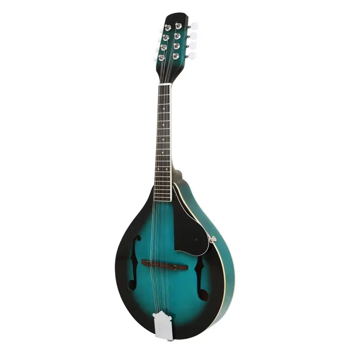 Ethnic Instrument Mandolin Green Eight-String Mandolin Western Instrument