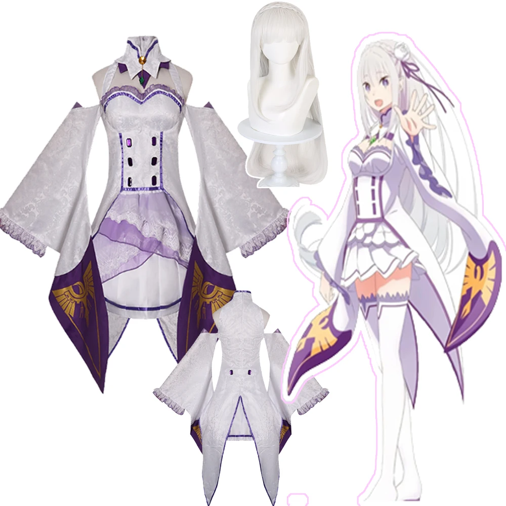 anime-re-zero-kara-hajimeru-isekai-seikatsu-emilia-cosplay-costume-uniform-maid-dress-wig-set-halloween-disguise-outfit-woman