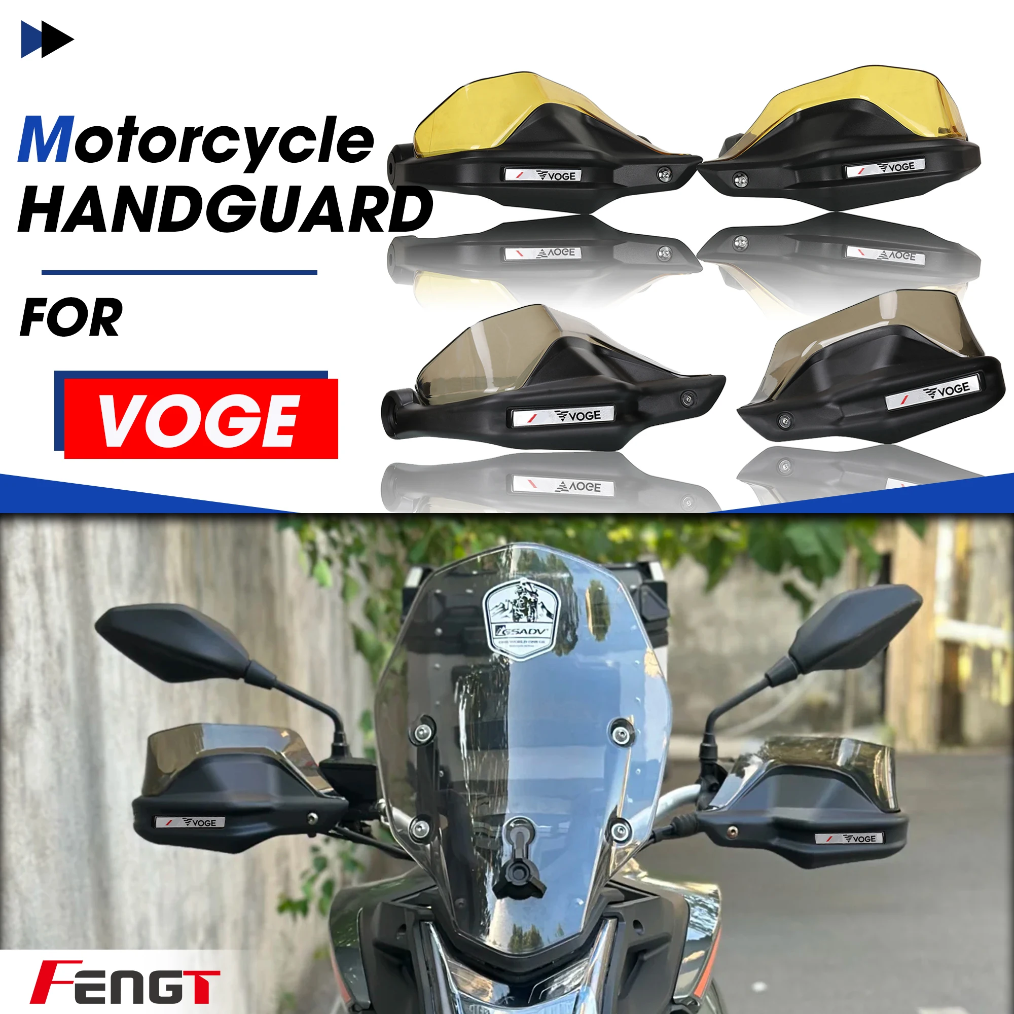 Motorcycle Handguards Hand guard Protectors FOR Loncin Voge 300DS LX500 500DS 525DS 650DS Handguard Windshield