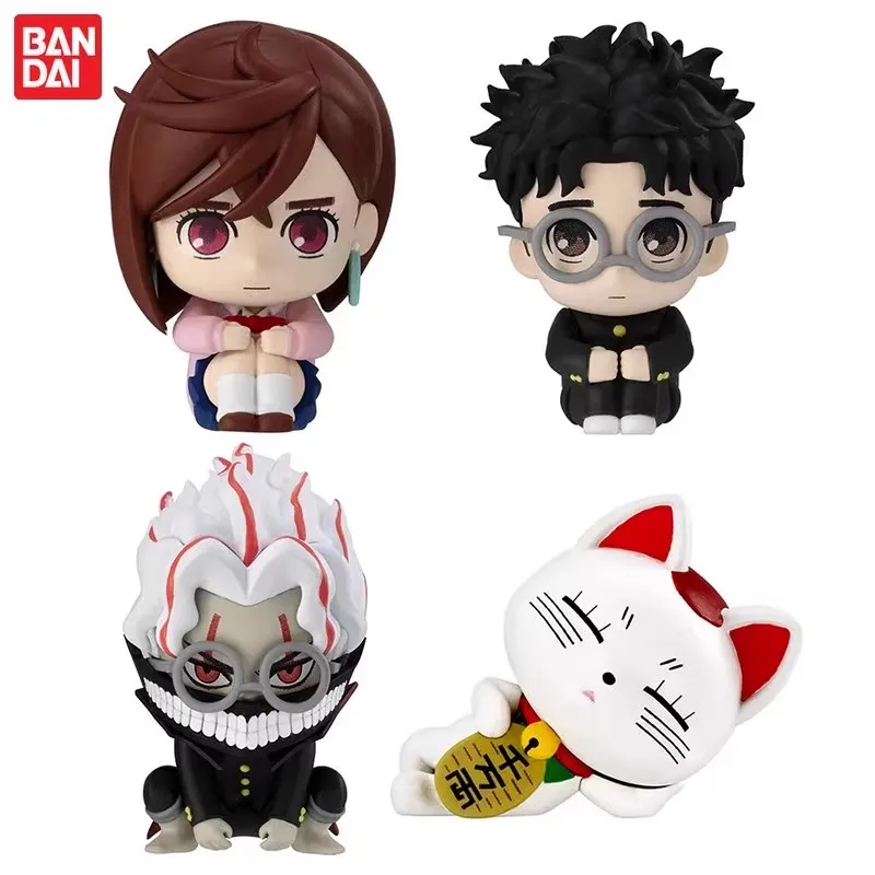 

Bandai Original 4Pcs Gashapon まちぼうけ Momo ダンダダン Anime Figure Toys For Kids Gift Collectible Model Ornaments