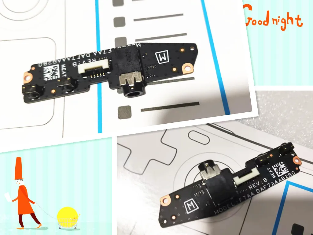 model F7AA DAF7AAAB2B0 Audio Board for Steam Deck LCD
