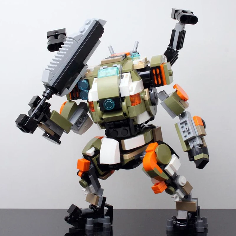 Moc Spel Titanfalled 2 BT-7274 Strijd Robot Titan Mech Model 460 Stukken Bouwstenen Speelgoed Voor Volwassen Kinderen Liefde Cadeau