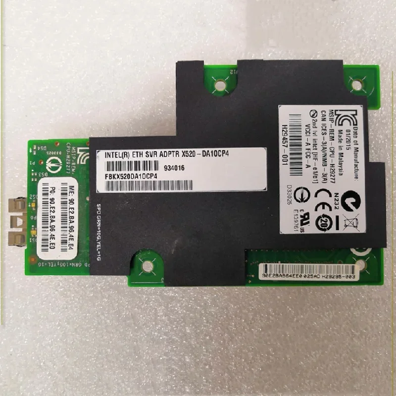 Original For Quanta single-port Gigabit network card Intel X520 fiber optic network card 82599 chip OCP