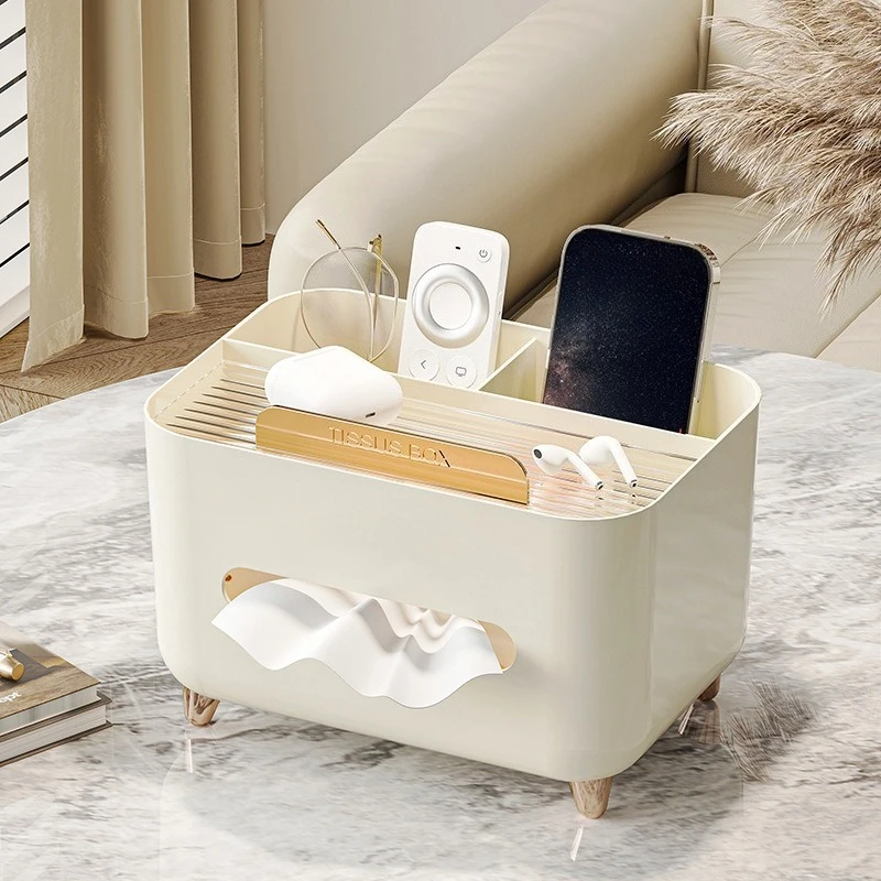 Multifunktionale Aufbewahrungsbox Kreative Taschentuchbox für Badezimmer Wohnzimmer Schlafzimmer Schubladenboxen Fernbedienungs-Aufbewahrungsboxen
