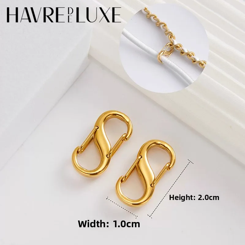 Adjustable buckle magnetic suction buckle anti wear buckle for 22 bag mini chain bag shortening buckle bag accessories