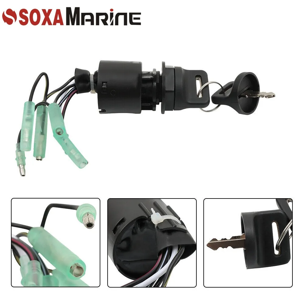 Ignition Switch Control Assembly W/Key Part For Honda BF115 BF135 BF150 BF200 BF225 Remote Control Box 35100-ZV5-013