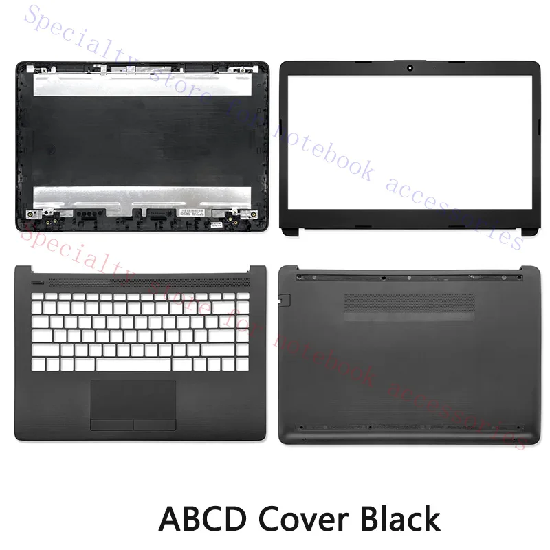 For  14Q-CS 240 G7  14-CK 14-CM 14-DG LCD Screen Top Case/Back Cover/Front Bezel/keyboard Palmrest/Bottom Case Black shell