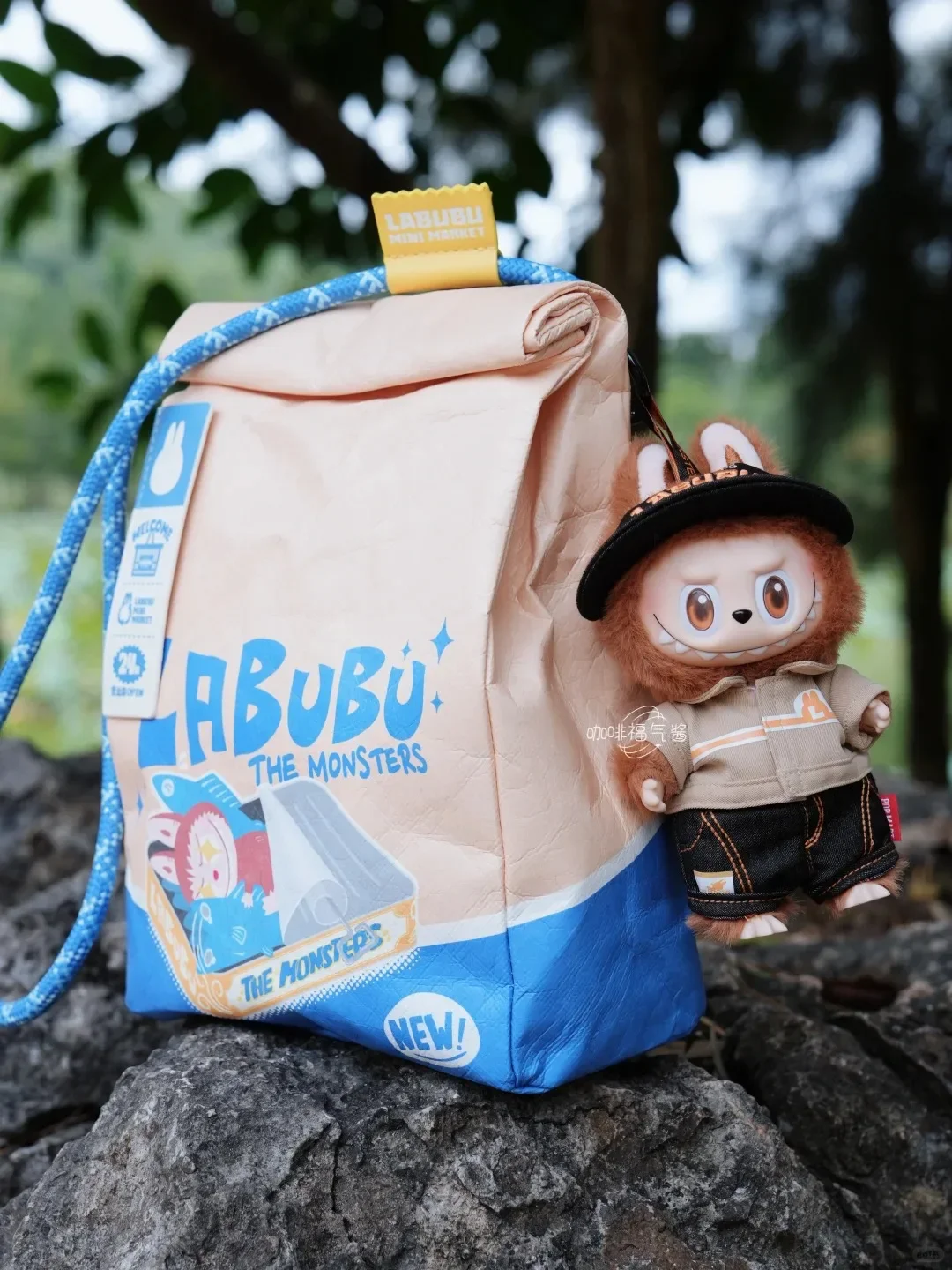 Popmart original genuíno labubu sabor estranho loja de conveniência série caixas cegas periféricas oferecer uma variedade de presentes surpreendentes