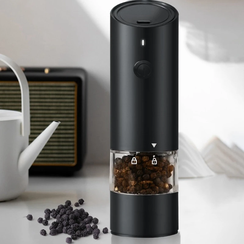 USB Charging Automatic Salt And Pepper Grinder Household Grinder Suitable For Kitchens And Restaurants,C