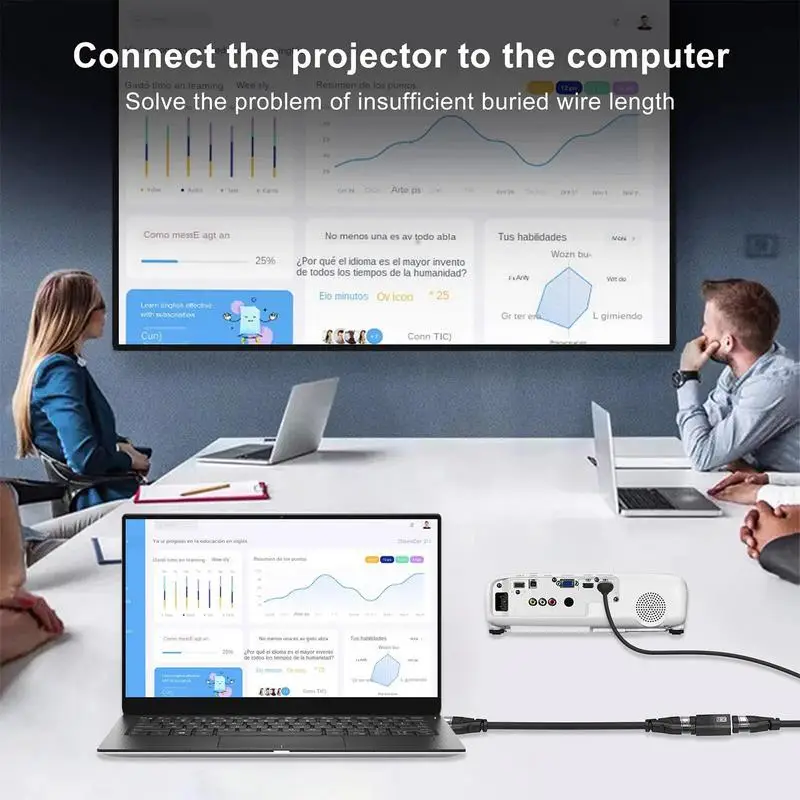 4800 MBs USBs Extender Connection Converter Video Cord USBs Female Adapter Super Speed Data Cables For PC Laptop Notepads HDTV