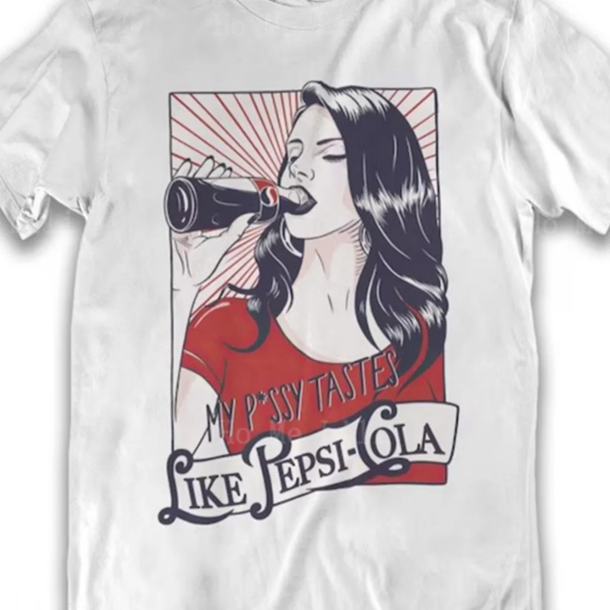 Lana Del Rey: I Drink Pepsi \'90s Neutral Fun T-Shirt All-Day Comfort