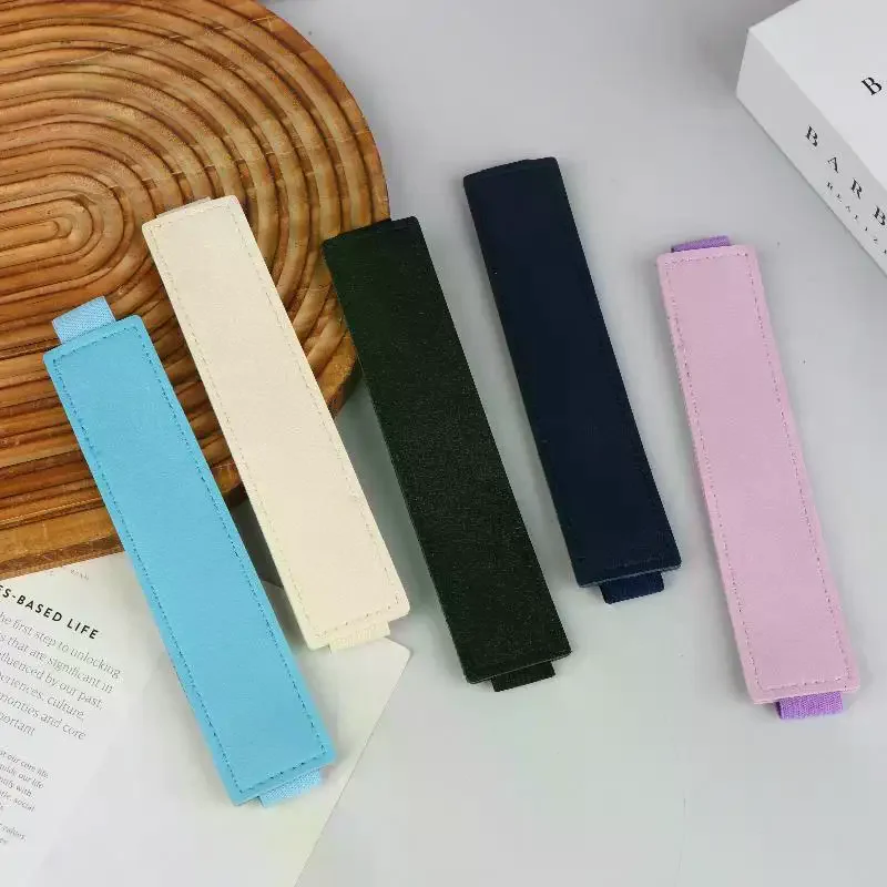 PU Leather Elastic Notebook Band Holders Adjustable Pen Sleeve Pencil Pouch Holder Strap For Notebook Binder