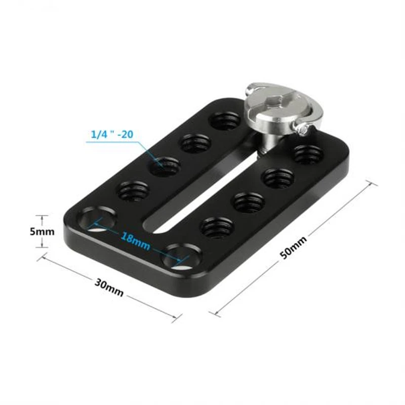 HDRiG-범용 치즈 카메라 레일 블록, 더브테일 및 DSLR 카메라 모니터 케이지 리그용, 쉬운 플레이트