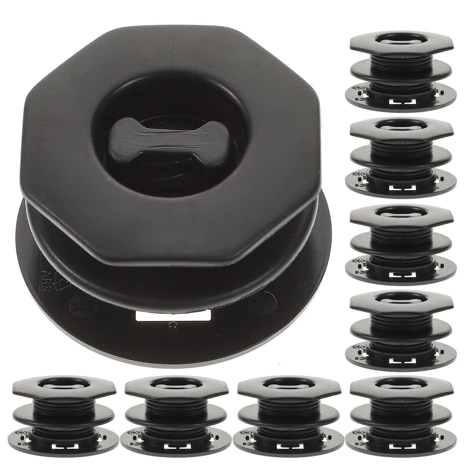 

24pcs Anti Slip Car Carpet Clips Floor Mat Holder Grips Non Slip Stabilizers Fixing Retainers Black Round Car Interior
