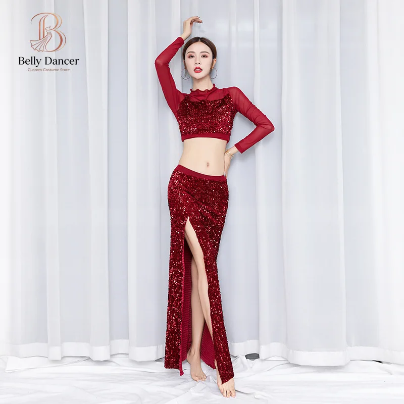 customized-belly-dance-costume-women-top-and-skirt-2pcs-set-oriental-dancewear-sexy-group-stage-wear-performance-clothing-suit