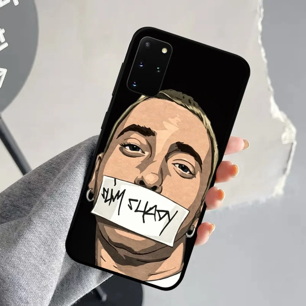 Rapper Eminem Phone Case For Samsung S 9 10 20 21 22 23 30 23plus lite Ultra FE S10lite Fundas