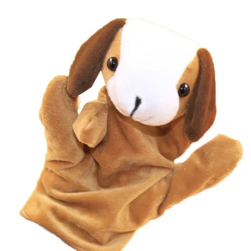 Finger Puppets Animals Cotton Hand Puppet Toys Glove Finger Puppet Dog Animal Plush Toys for Children Birthday Gift  Funny