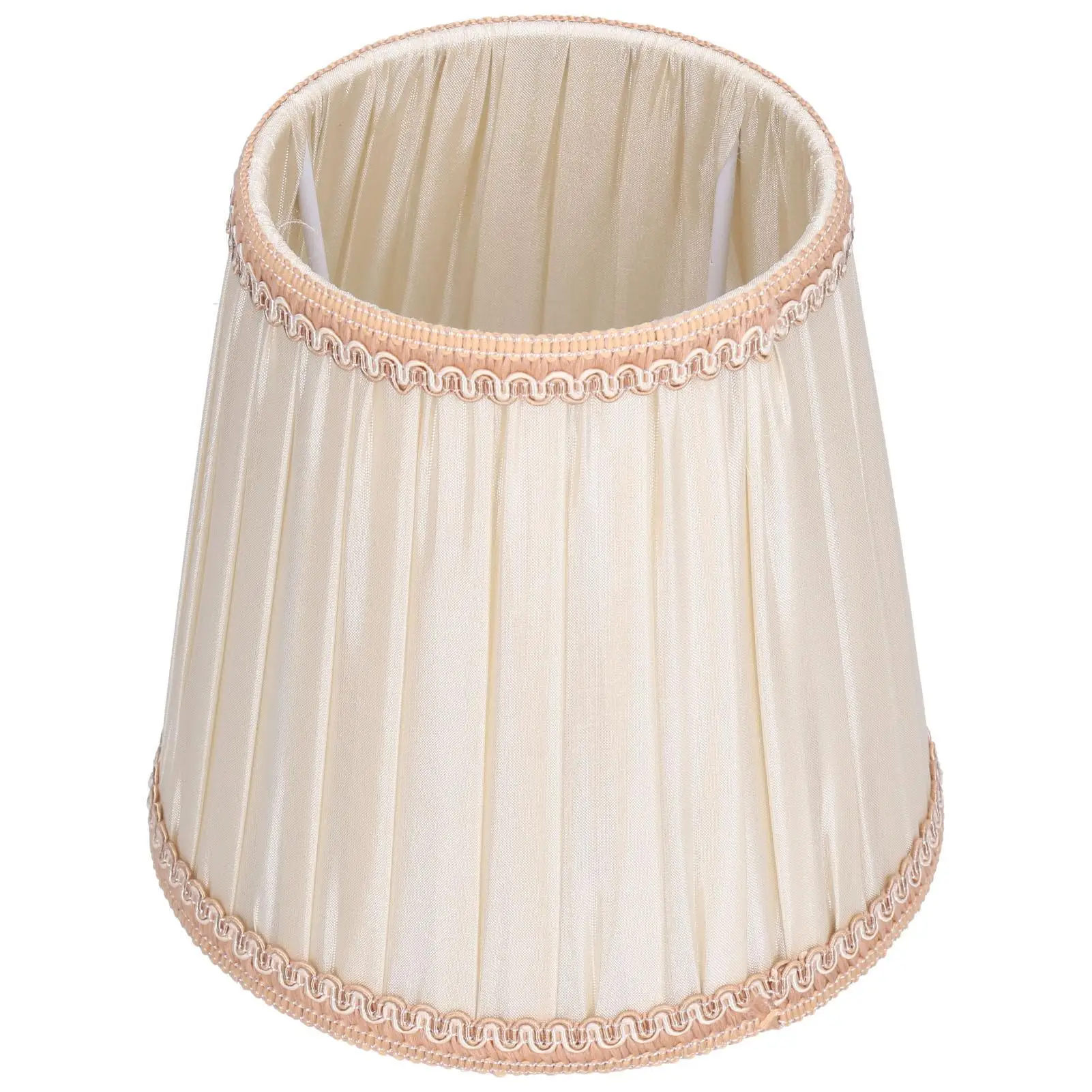 

Modern Cloth Lampshade Light Fixture Cover - Simple Style for hotels & for bedrooms , Fits for e14 Bulbs