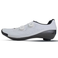 Hyper City Cycling  White Road shoe Cycling shoe Carbon shoe Carbon Cycling shoe Professional Road Lake BONT Verducci