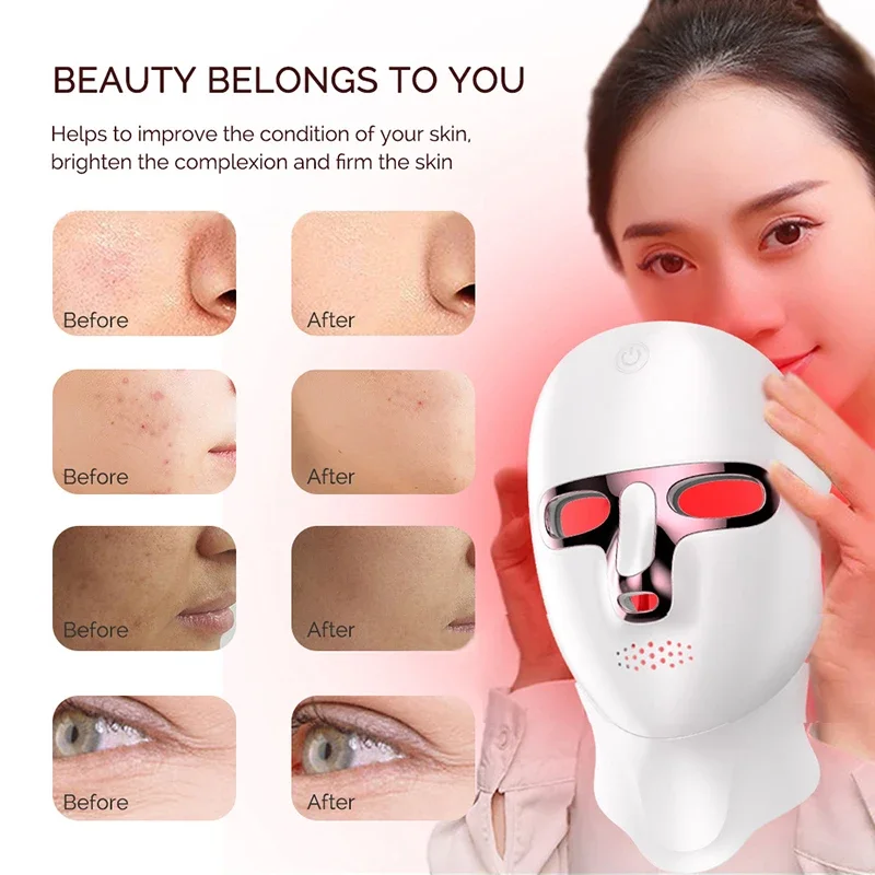 LED face and neck mask (listing 7208), view 5